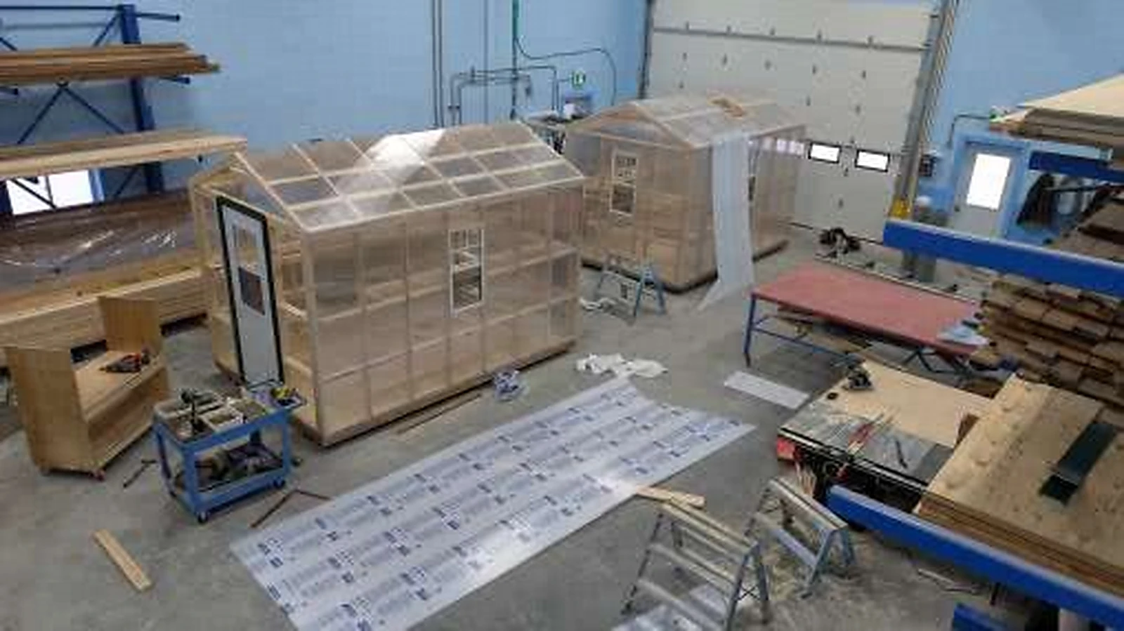 Greenhouses in the workshop