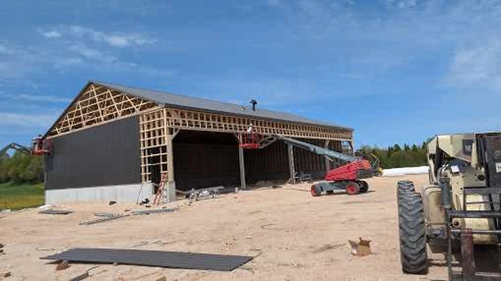 Large building under construction
